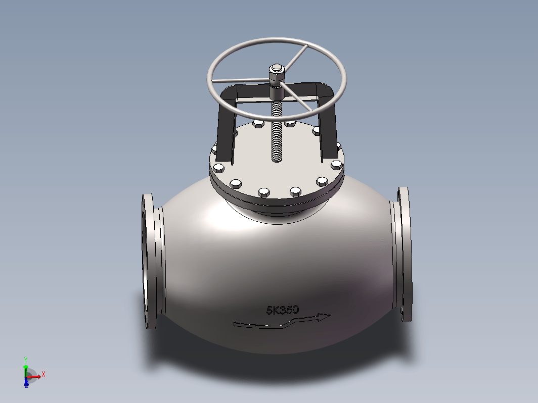 铸铁铸钢截止阀截止止回阀-JIS5K-350