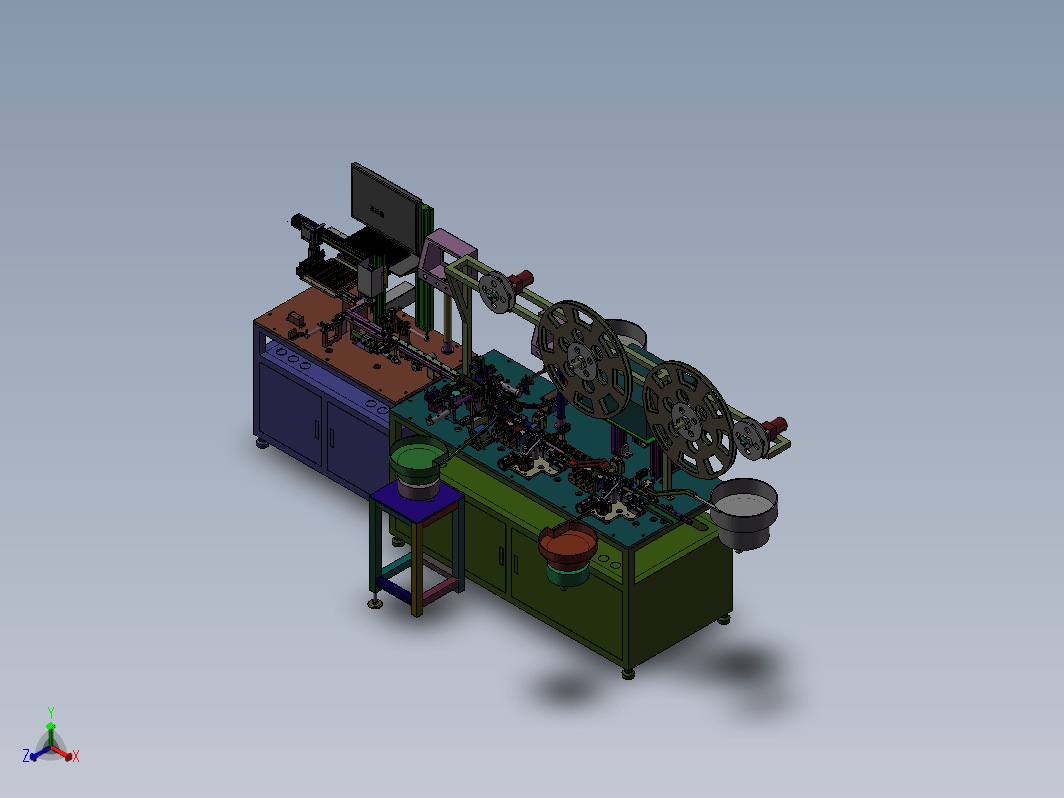 USB3.0端子插针折弯组装机