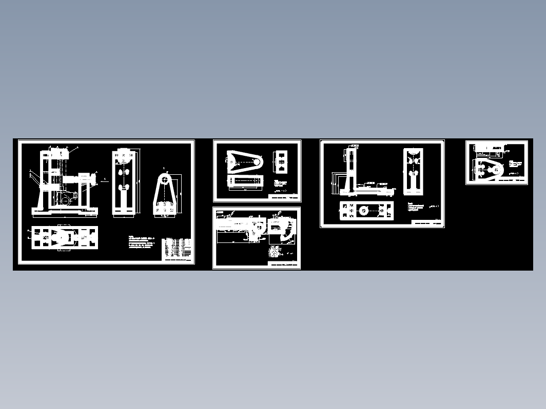 底板座架零件钻孔工艺夹具