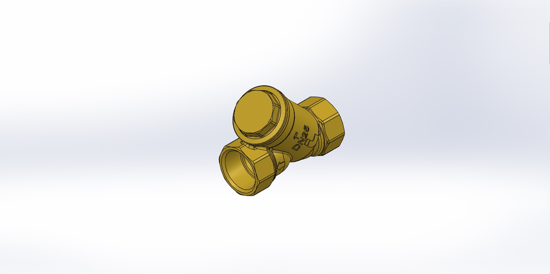 在Y黄铜螺纹1BSP中过滤器