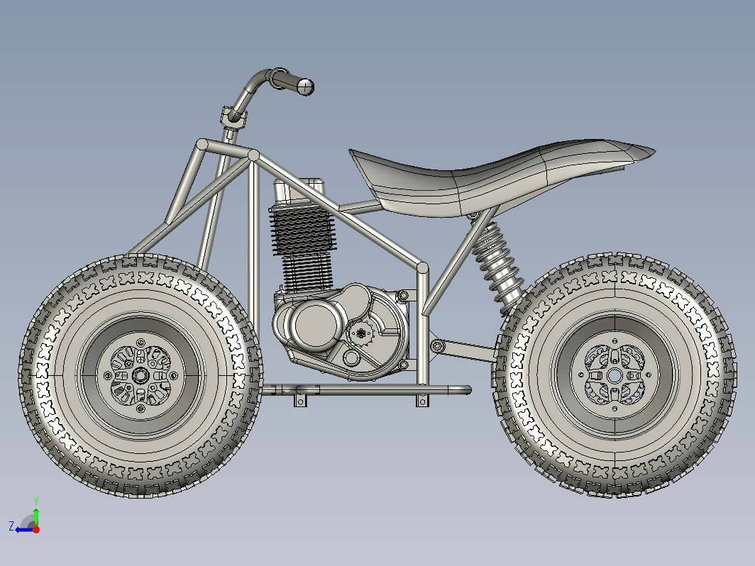 Quad Bike Assembly四轮车