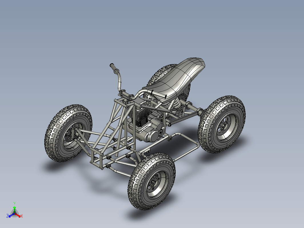 Quad Bike Assembly四轮车