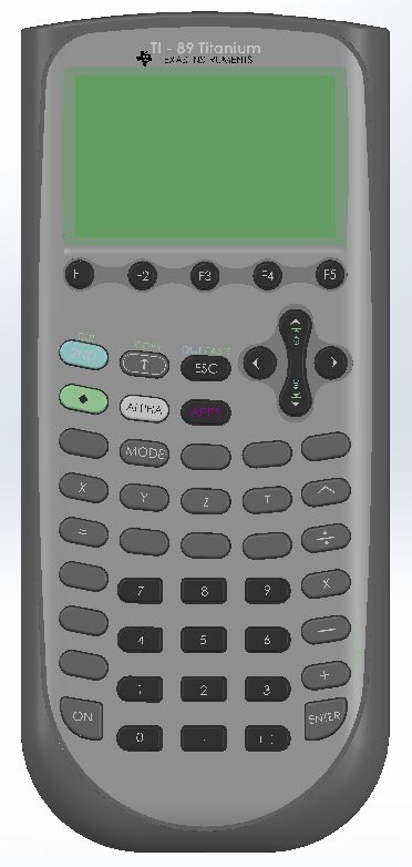 TI-89计算器造型外形