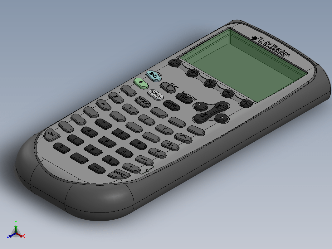 TI-89计算器造型外形