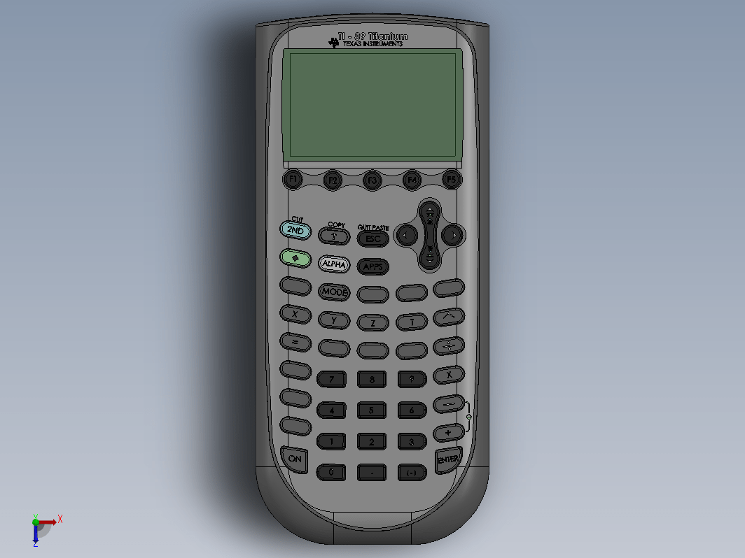 TI-89计算器造型外形