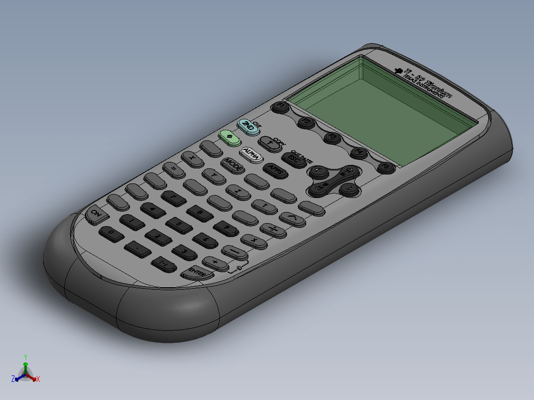 TI-89计算器造型外形