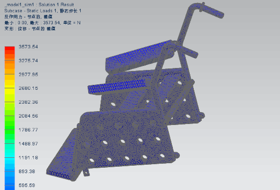 JX1532 电动轮椅的结构设计及其强度的有限元分析