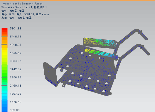 JX1532 电动轮椅的结构设计及其强度的有限元分析