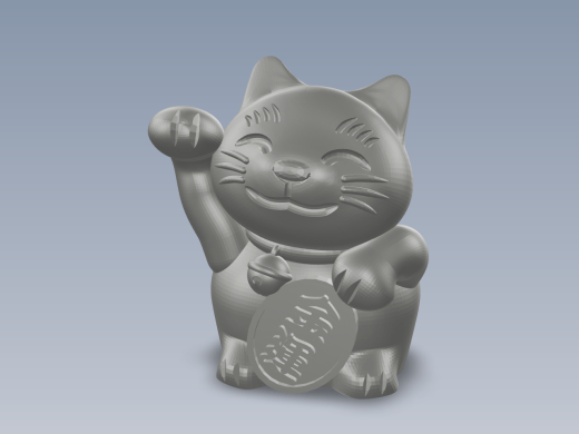 招财猫模型缩略图