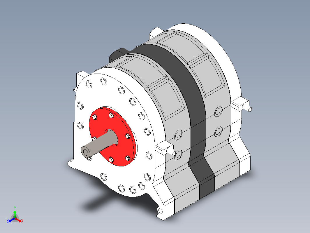 汪克尔转子发动机 Model of a Wankel Engine