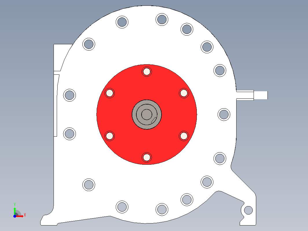 汪克尔转子发动机 Model of a Wankel Engine