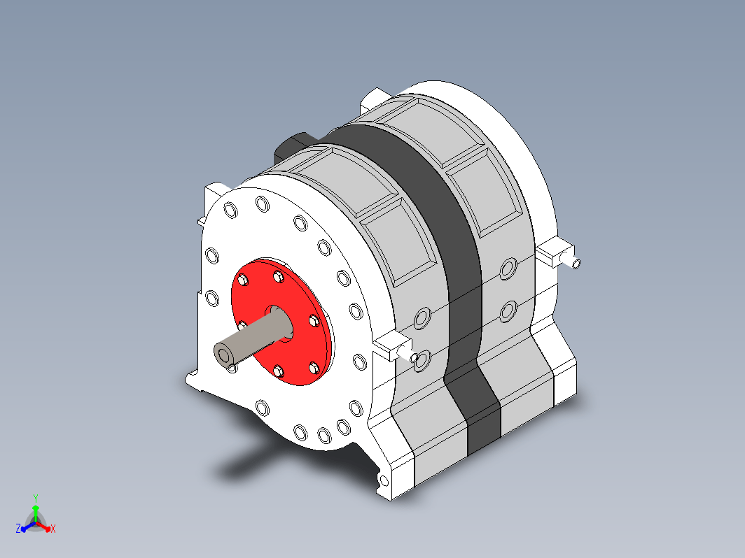 汪克尔转子发动机 Model of a Wankel Engine