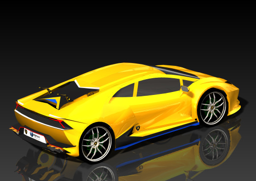 简易Lamborghini Huracan跑车缩略图