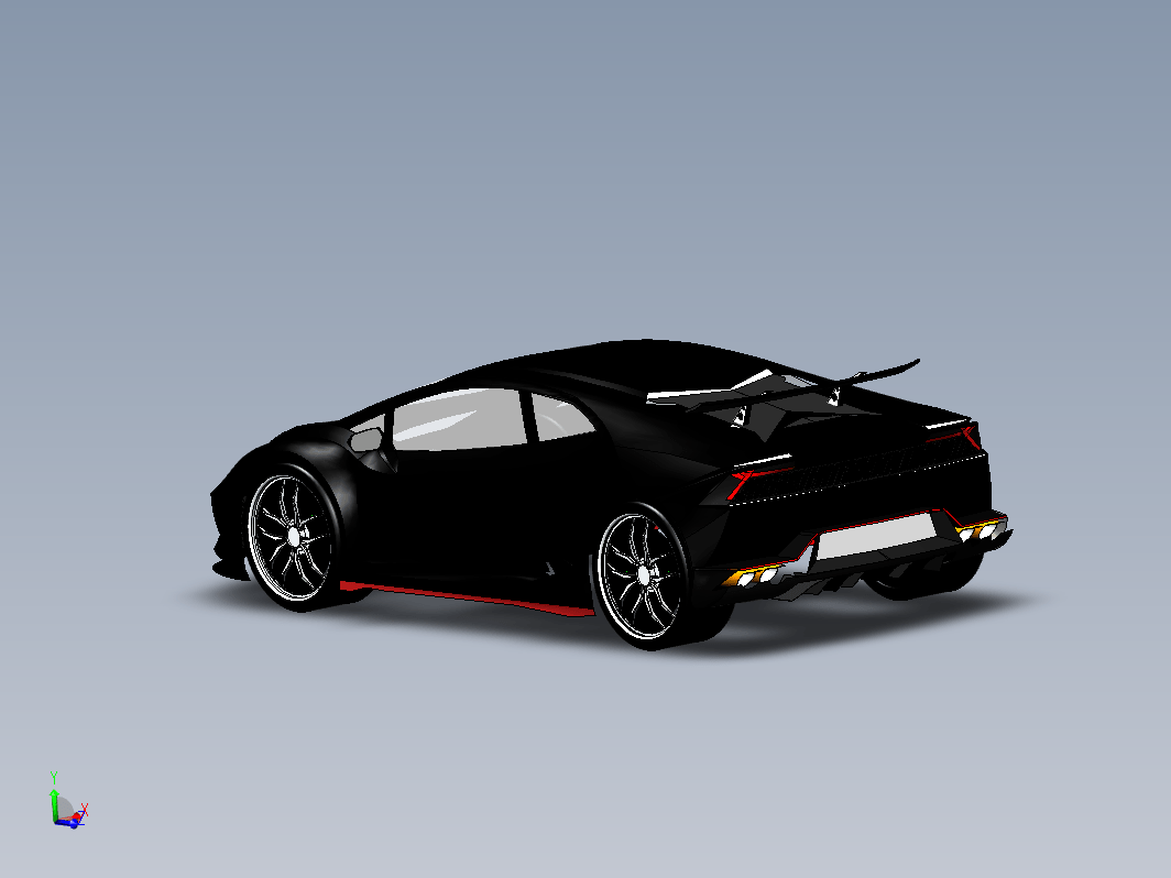 简易Lamborghini Huracan跑车