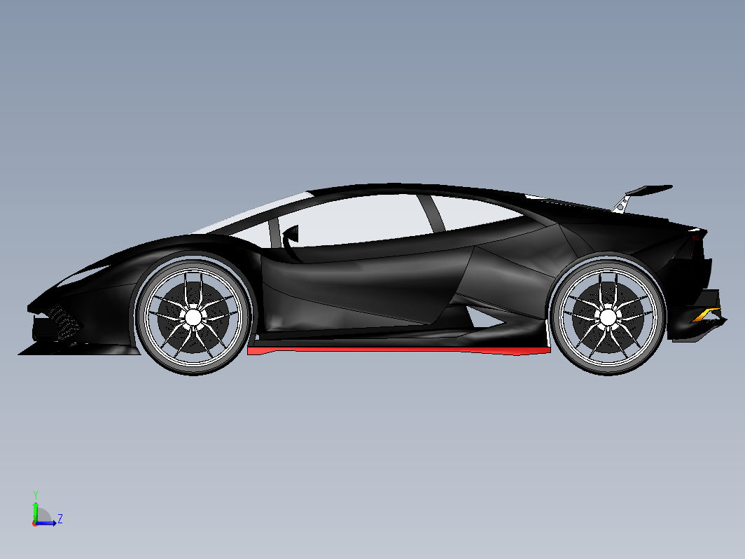 简易Lamborghini Huracan跑车