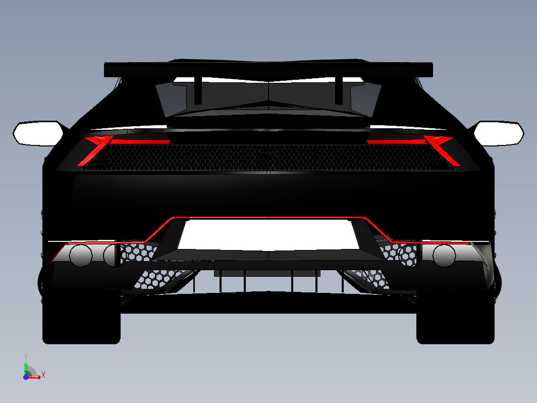 简易Lamborghini Huracan跑车