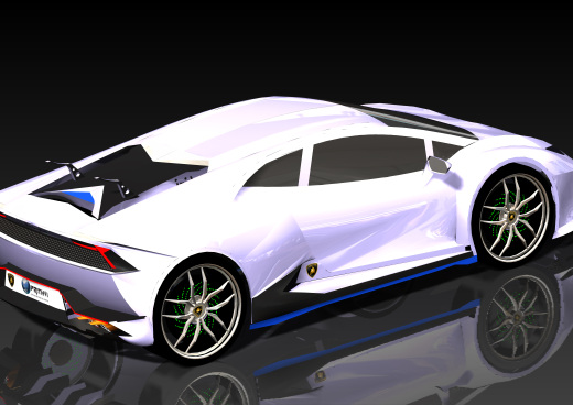 简易Lamborghini Huracan跑车缩略图