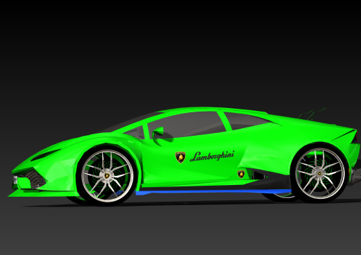 简易Lamborghini Huracan跑车缩略图