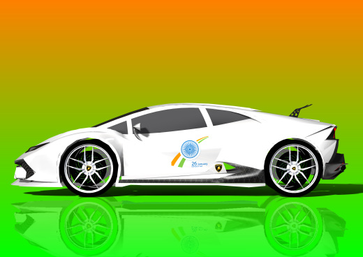 简易Lamborghini Huracan跑车缩略图