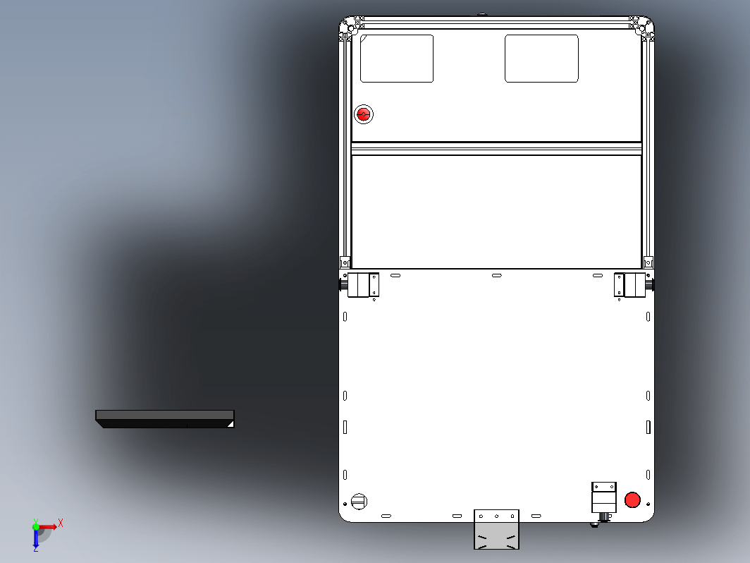 铝型材机架钣金造型-28