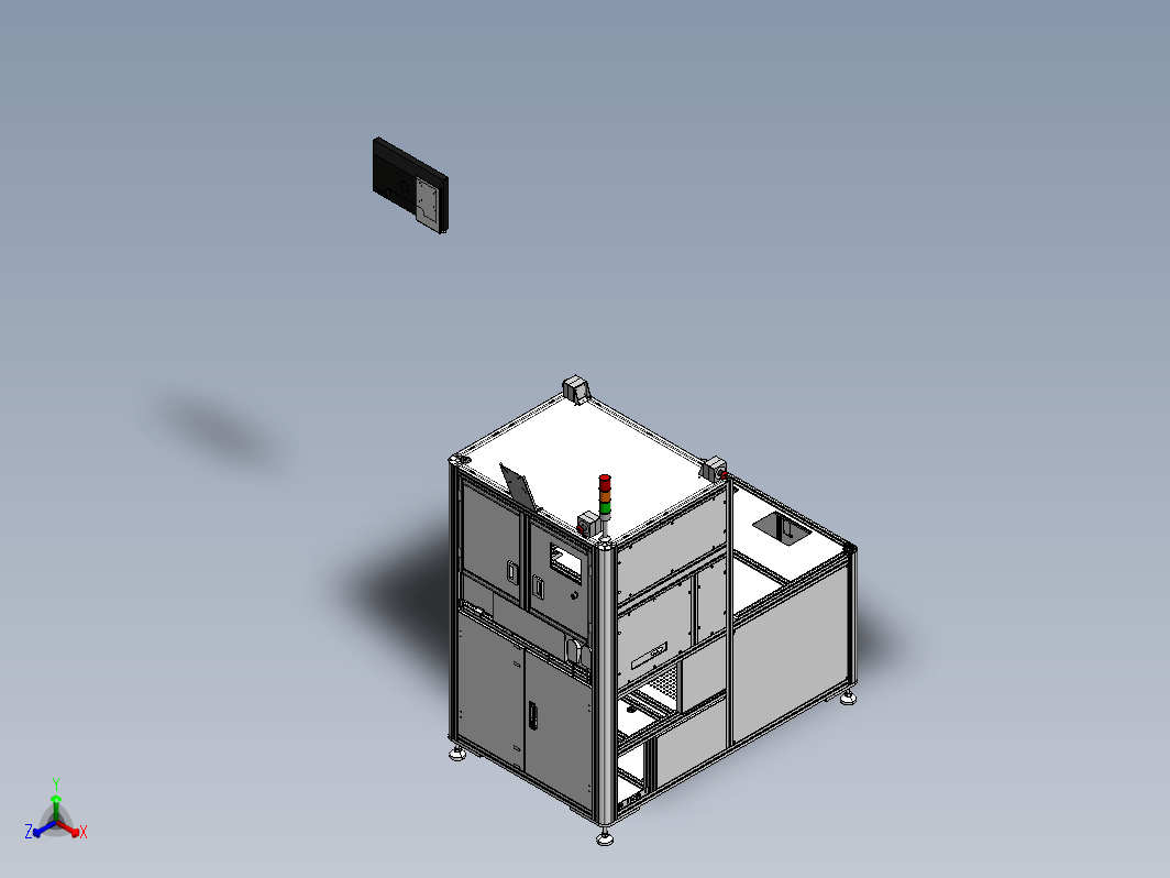 铝型材机架钣金造型-28