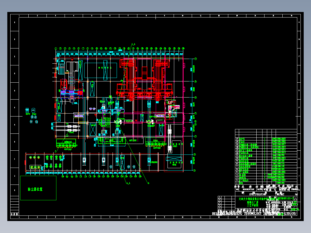 炼钢工艺图工艺布置