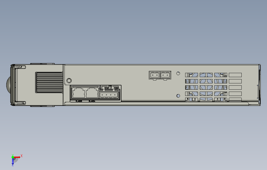 高性能多机传动驱动器STEP_B00(MD810-50M4T7.5G201+整机外形图)