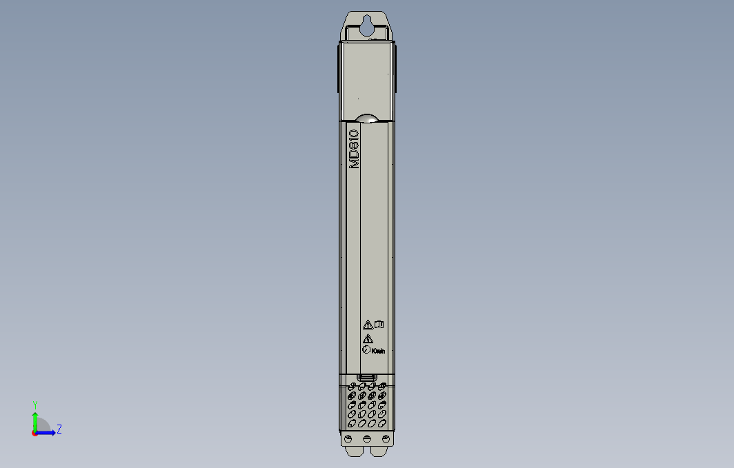 高性能多机传动驱动器STEP_B00(MD810-50M4T7.5G201+整机外形图)