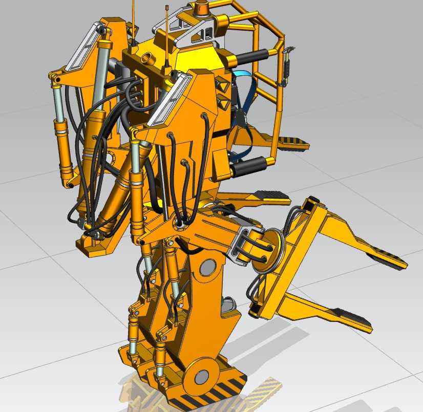 480动力装载机器人UG设计