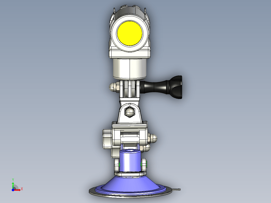 吸盘式运动相机支架