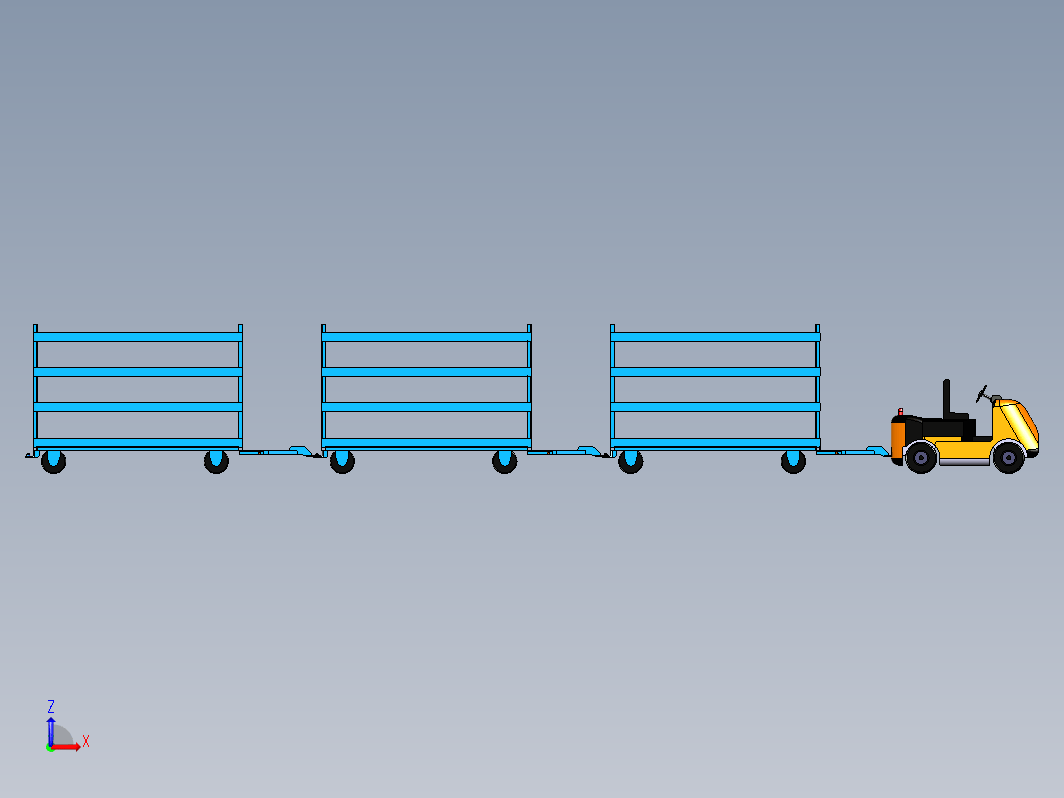 工件物料小拖车 Transport LOG