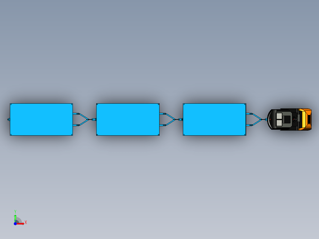 工件物料小拖车 Transport LOG