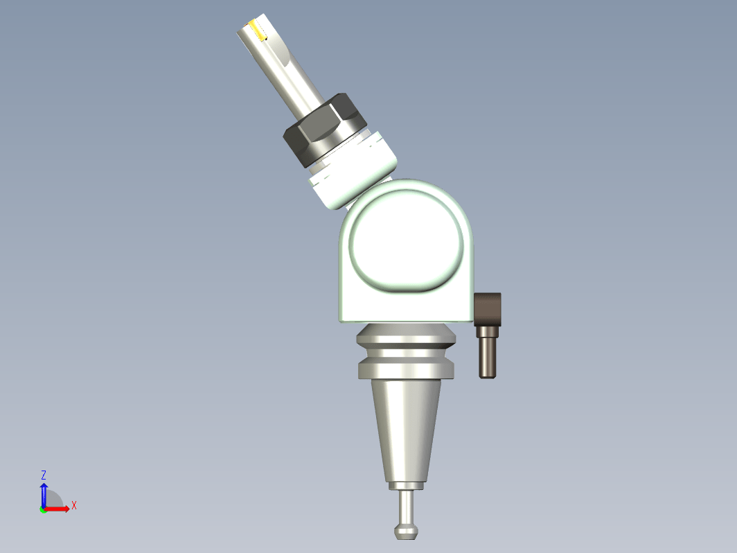 CNC轻型角度头三维UG10.0无参