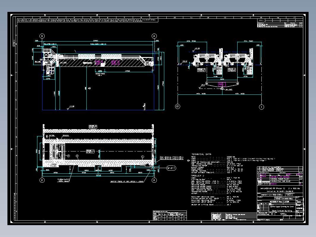 科尼235+25T-29m EOT起重机