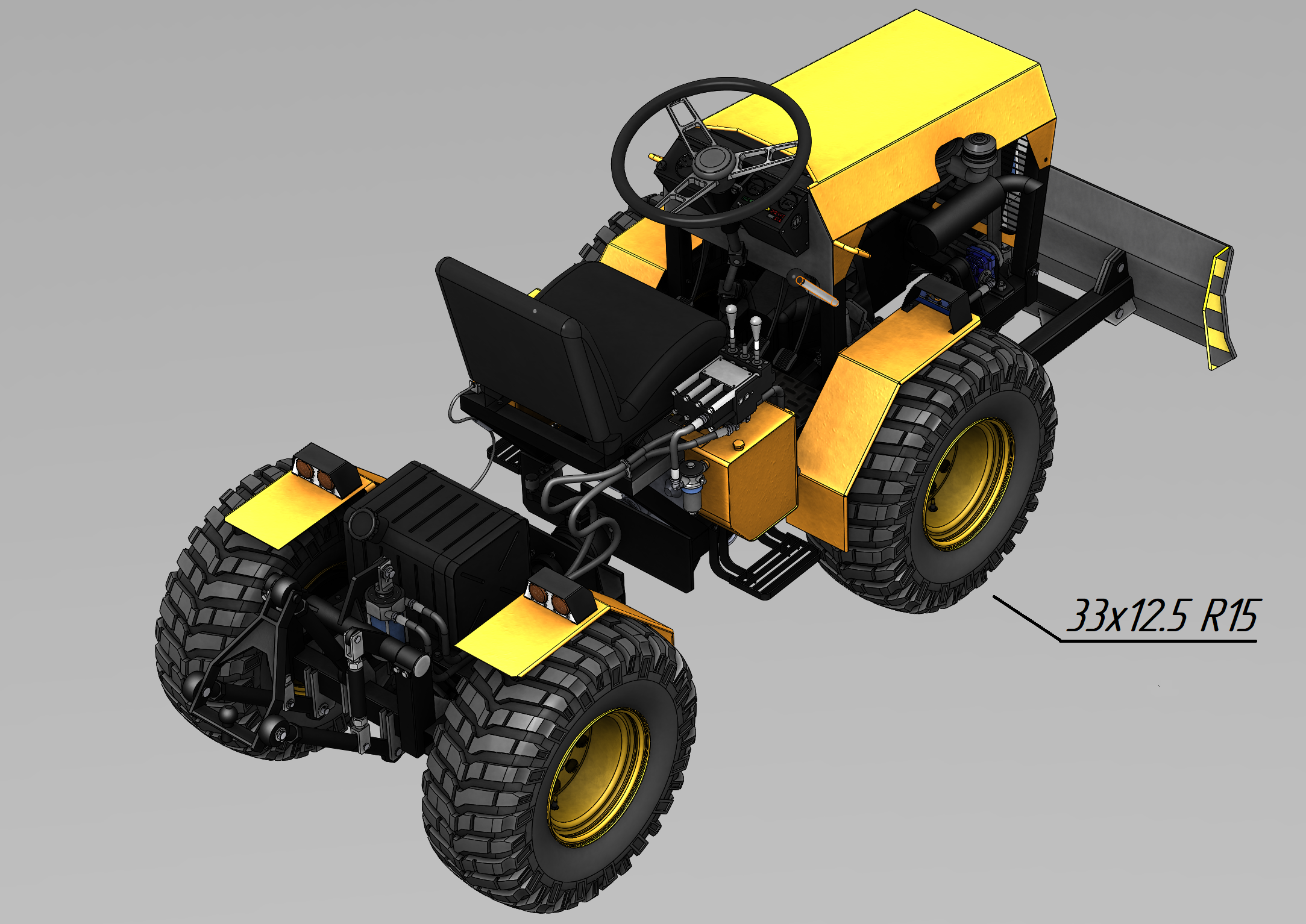 minitractor-4x4小型拖拉机