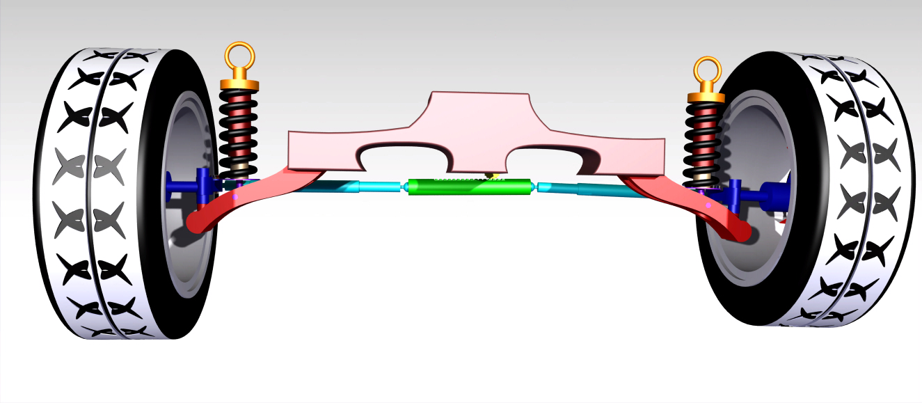 前悬架系统简易结构