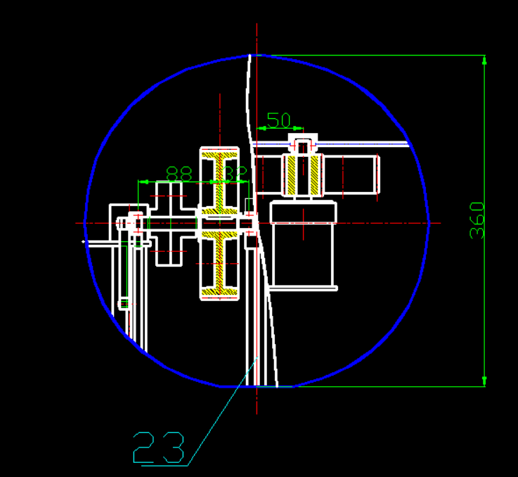 仿生机器鱼机机械结构设计+CAD+说明书