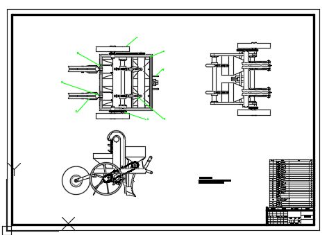 马铃薯（土豆）播种机（CAD）