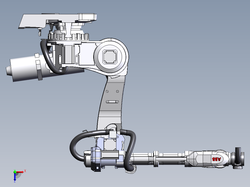 X ABB全机器人模型三维