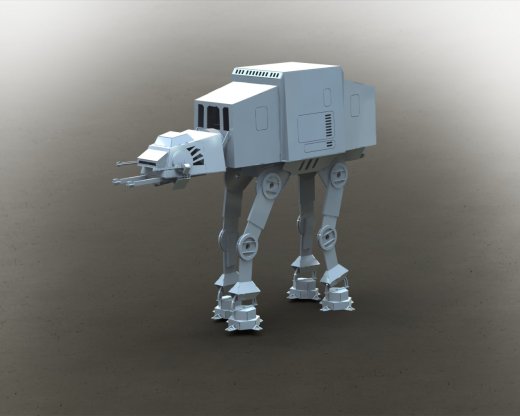 AT-AT帝国步行机四足机器人