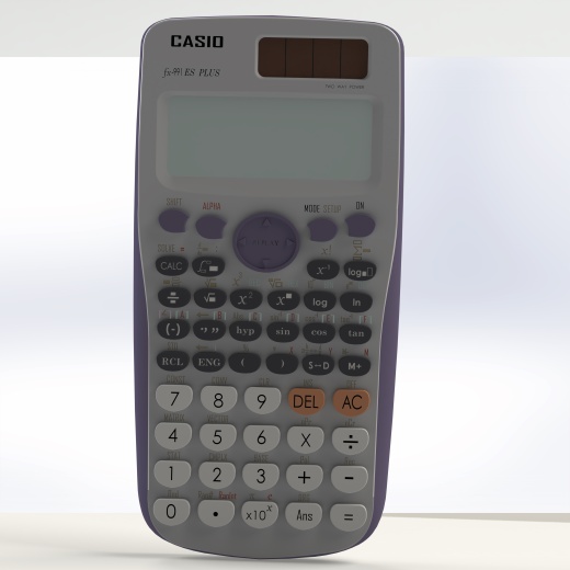 科学计算器3D数模图纸 CASIO fx-991ES PLUS缩略图