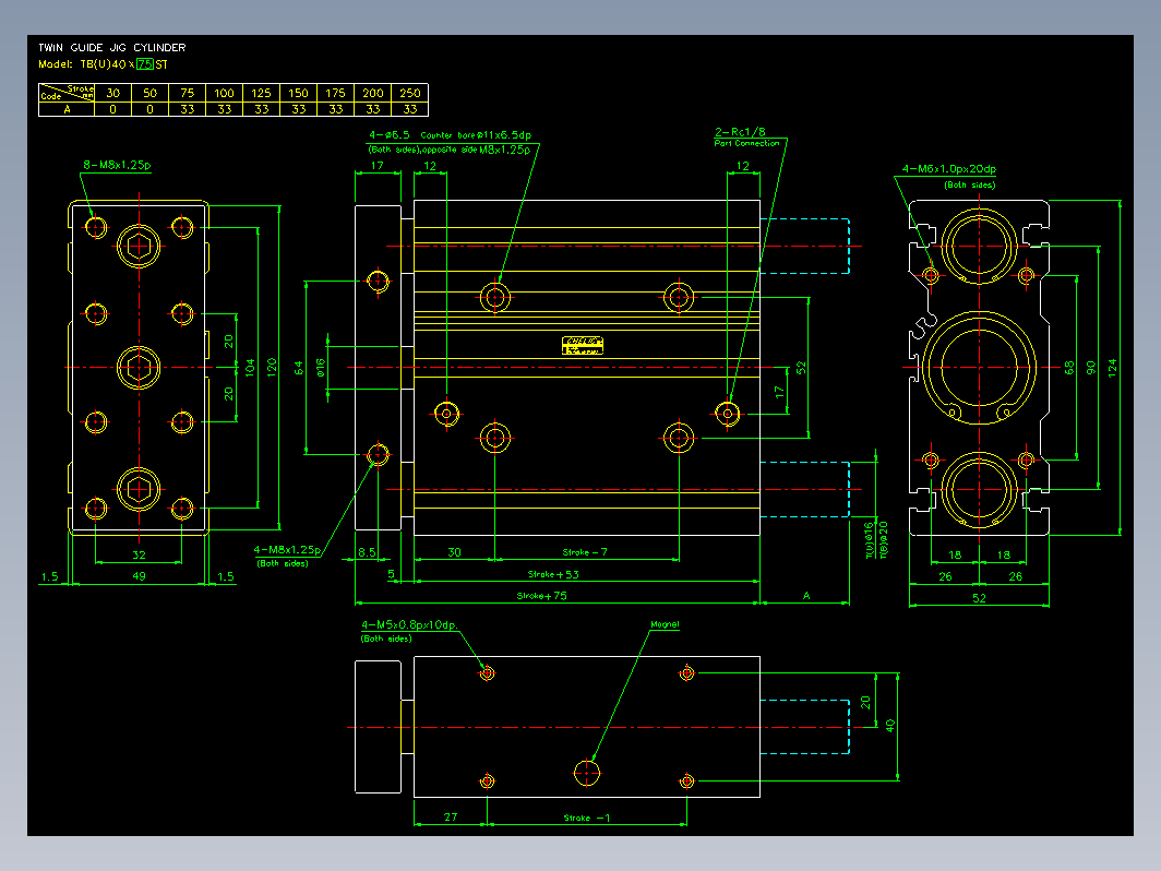 气缸 TB(U)40