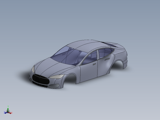 特斯拉tesla model s车壳缩略图