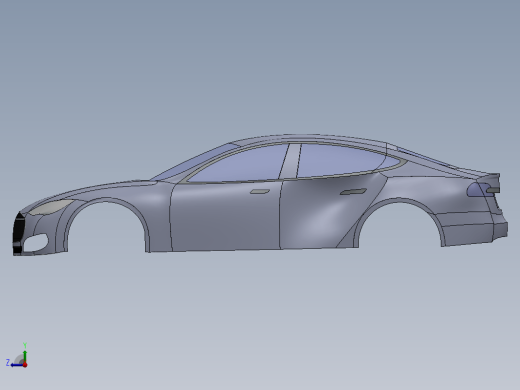 特斯拉tesla model s车壳缩略图
