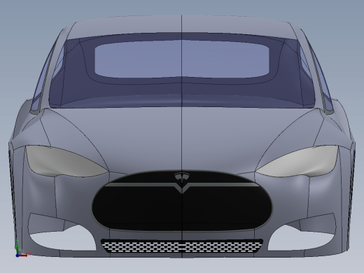 特斯拉tesla model s车壳