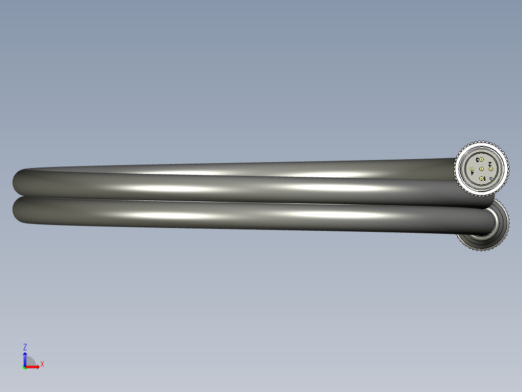 M12A-码5针设备网线