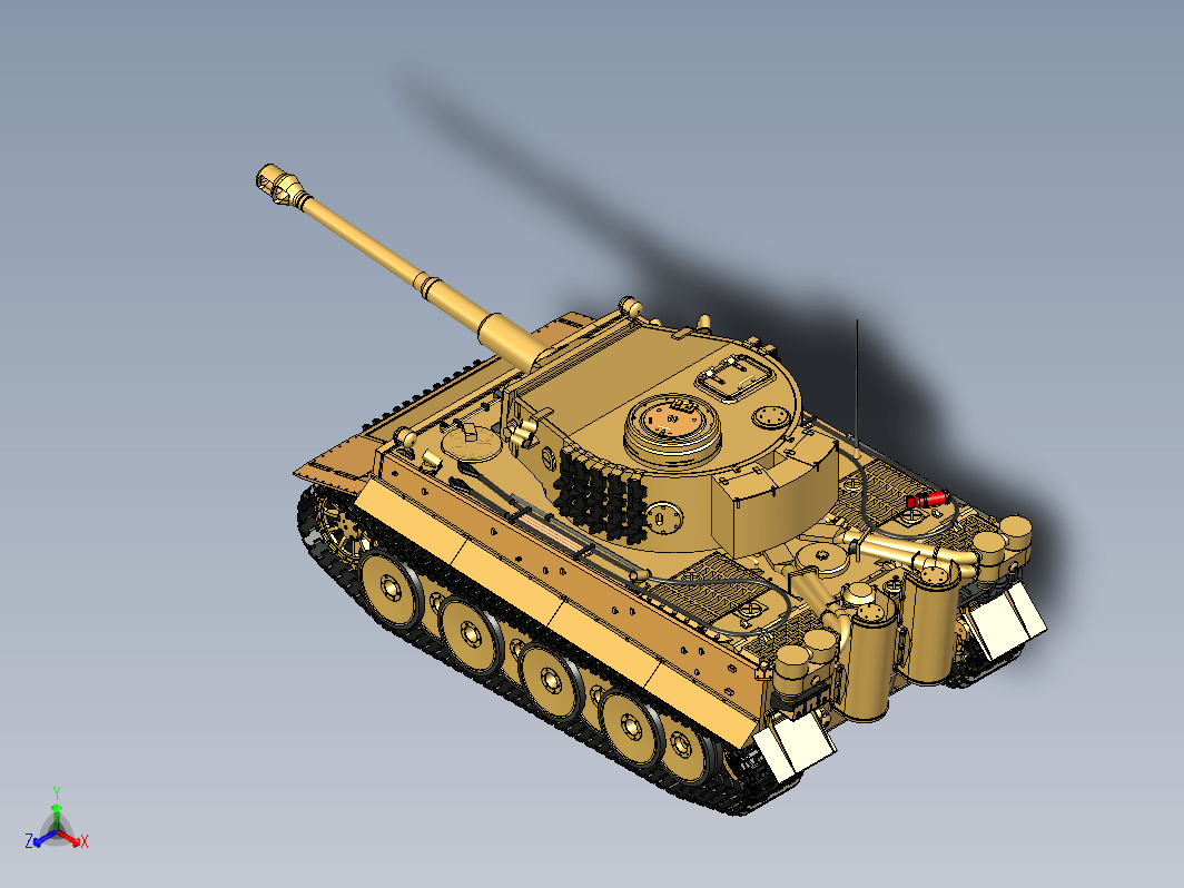 虎式坦克初期型（可驱动约束）