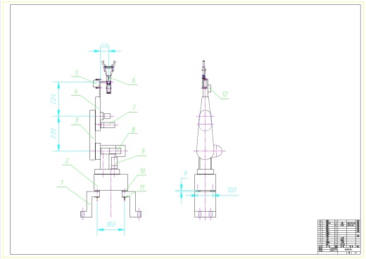 六自由度机械手设计图+CAD+说明书缩略图