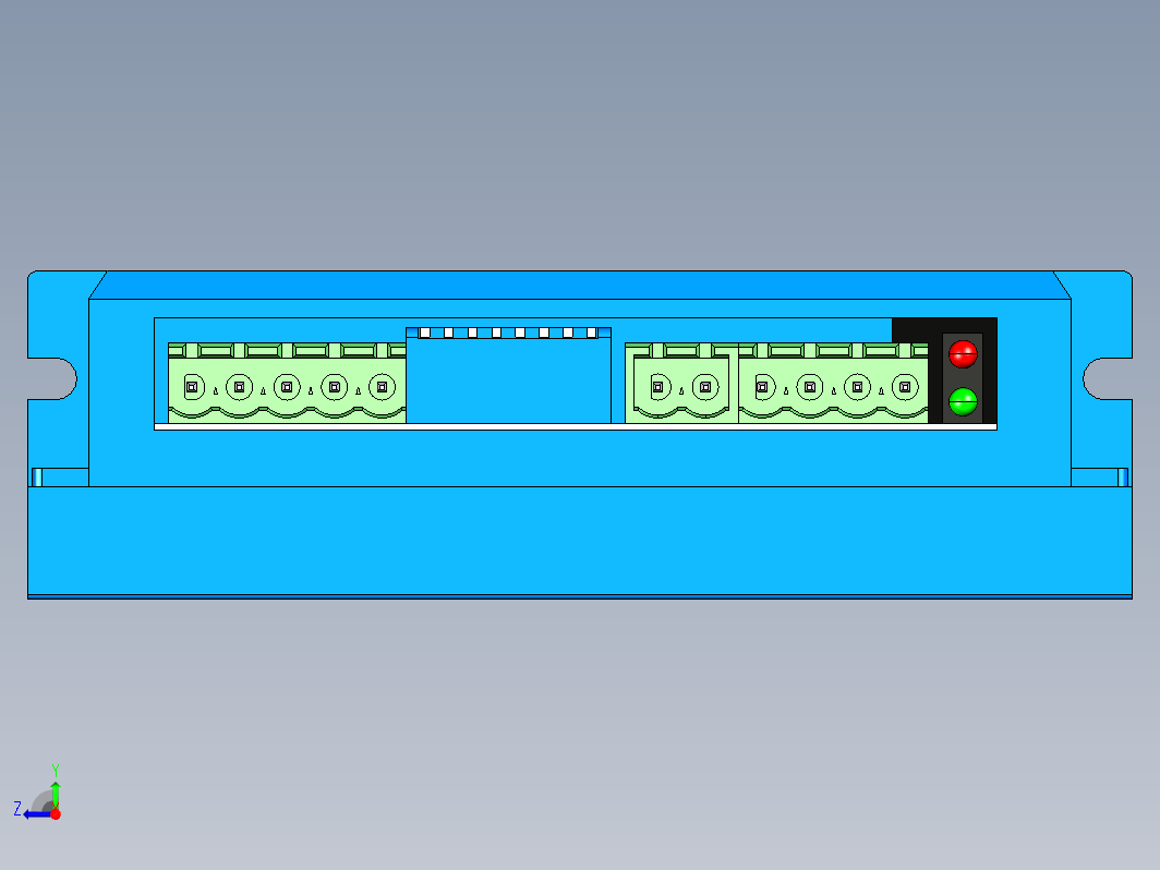 步进驱动器3D图3DM783驱动器