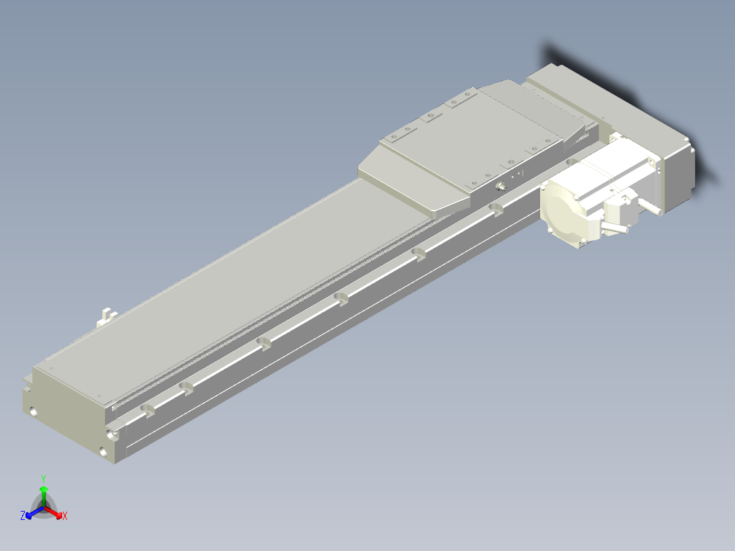 轨道内嵌式螺杆滑台KGH12-400-BR-400W-C4